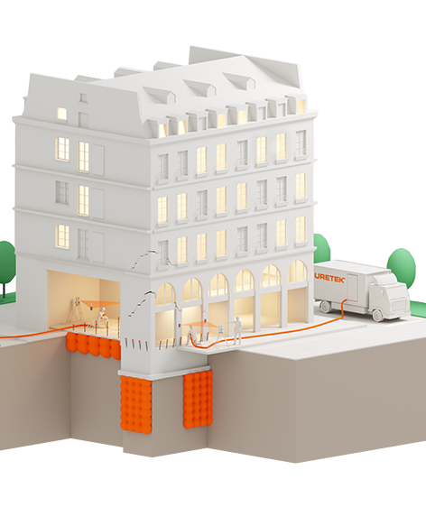 Modelo 3D de mejora del terreno